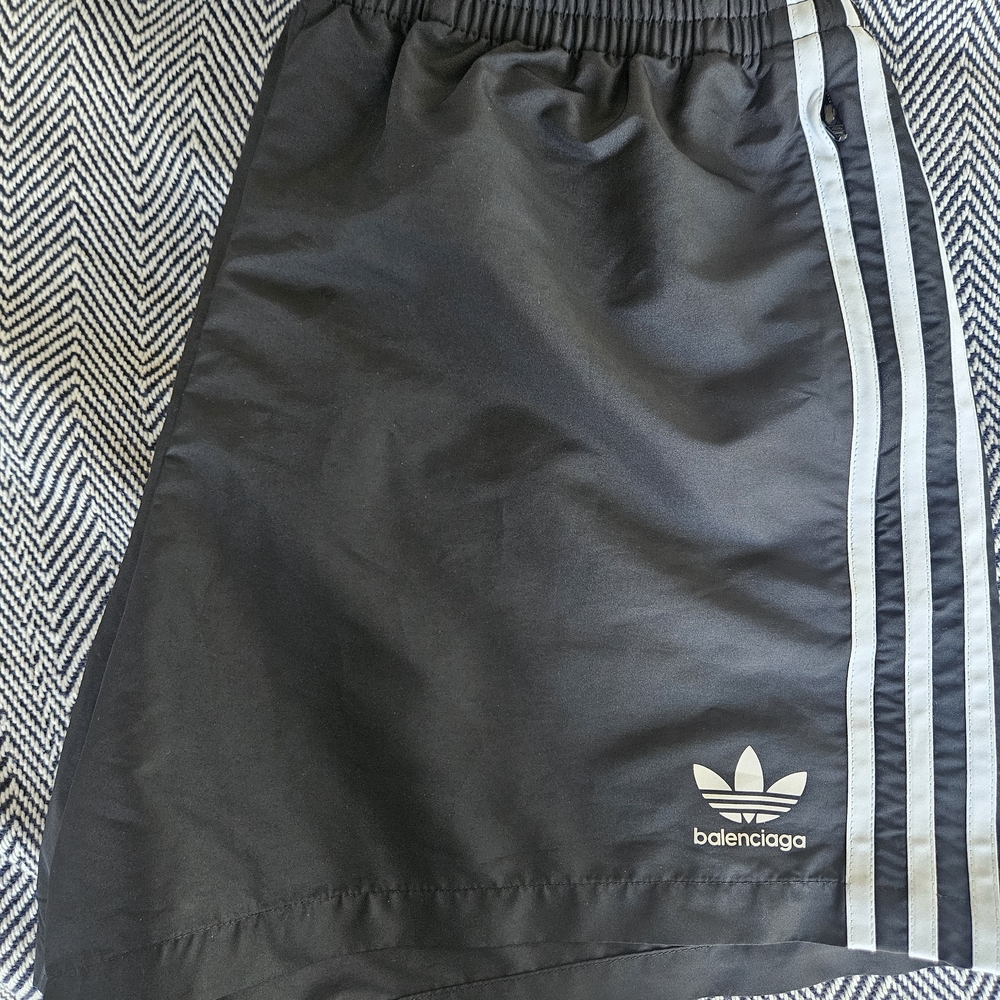 Balenciaga Black Athletic Shorts